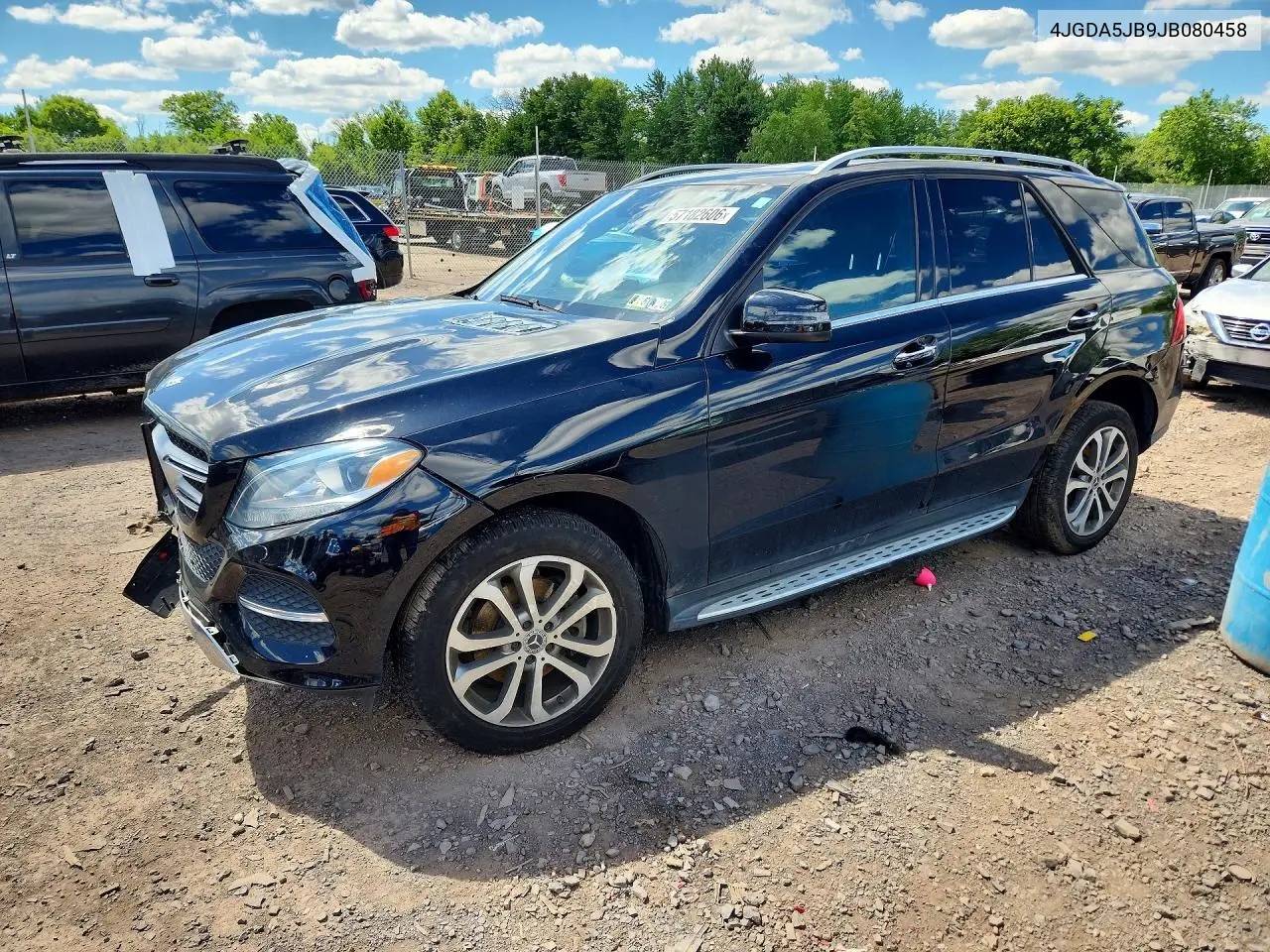 2018 Mercedes-Benz Gle 350 VIN: 4JGDA5JB9JB080458 Lot: 57182606