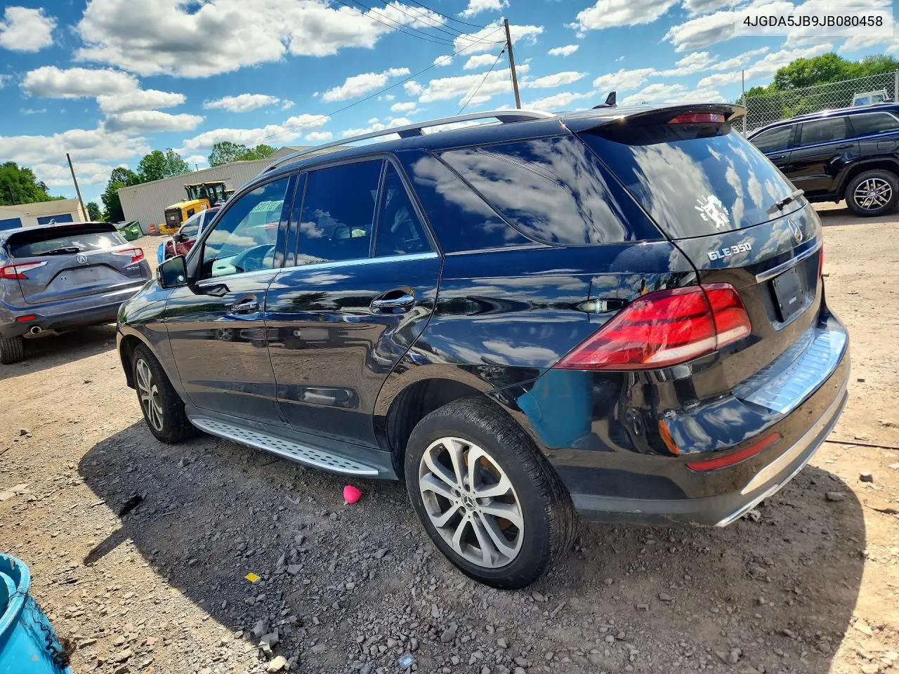 2018 Mercedes-Benz Gle 350 VIN: 4JGDA5JB9JB080458 Lot: 57182606