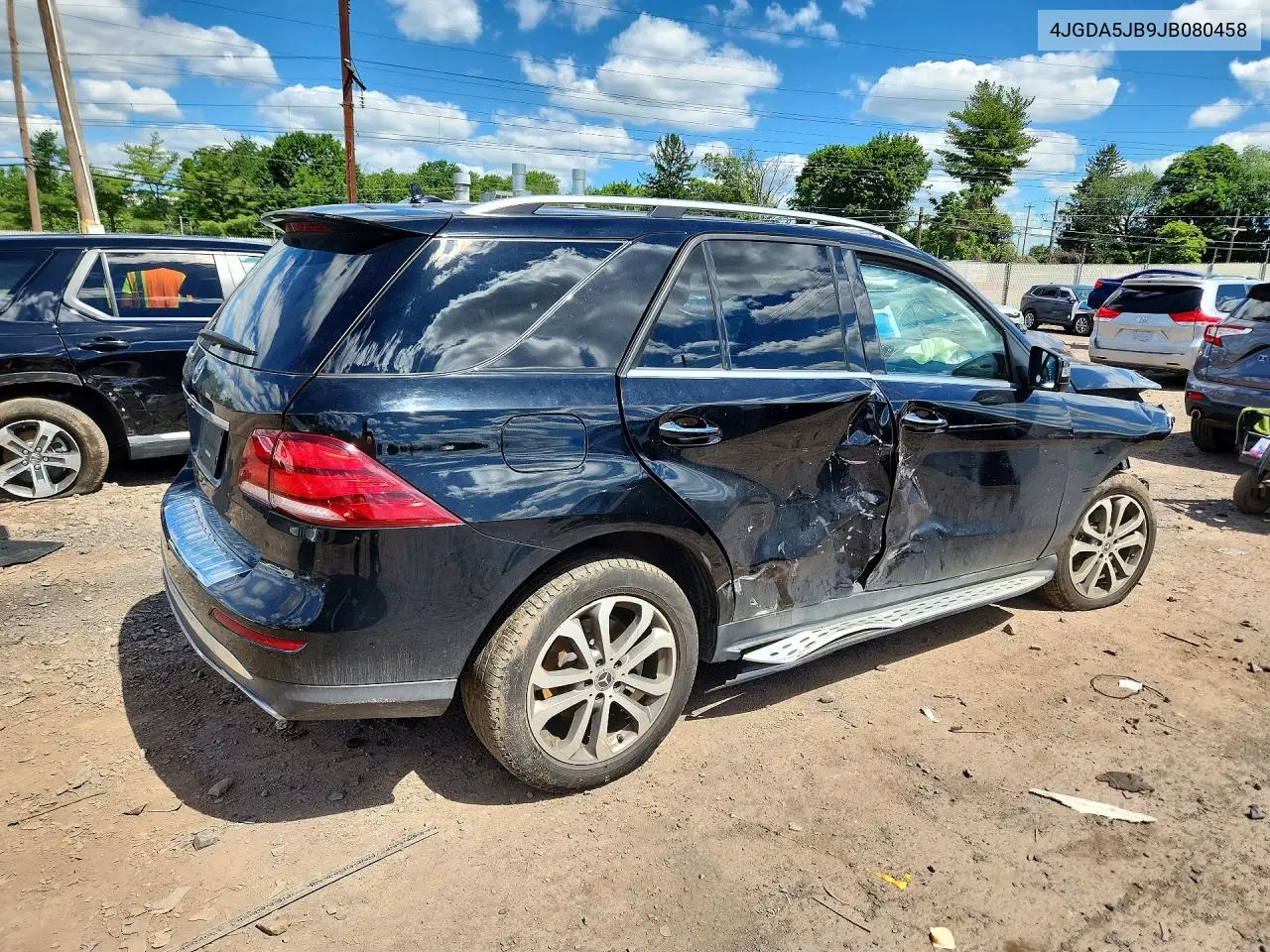 2018 Mercedes-Benz Gle 350 VIN: 4JGDA5JB9JB080458 Lot: 57182606