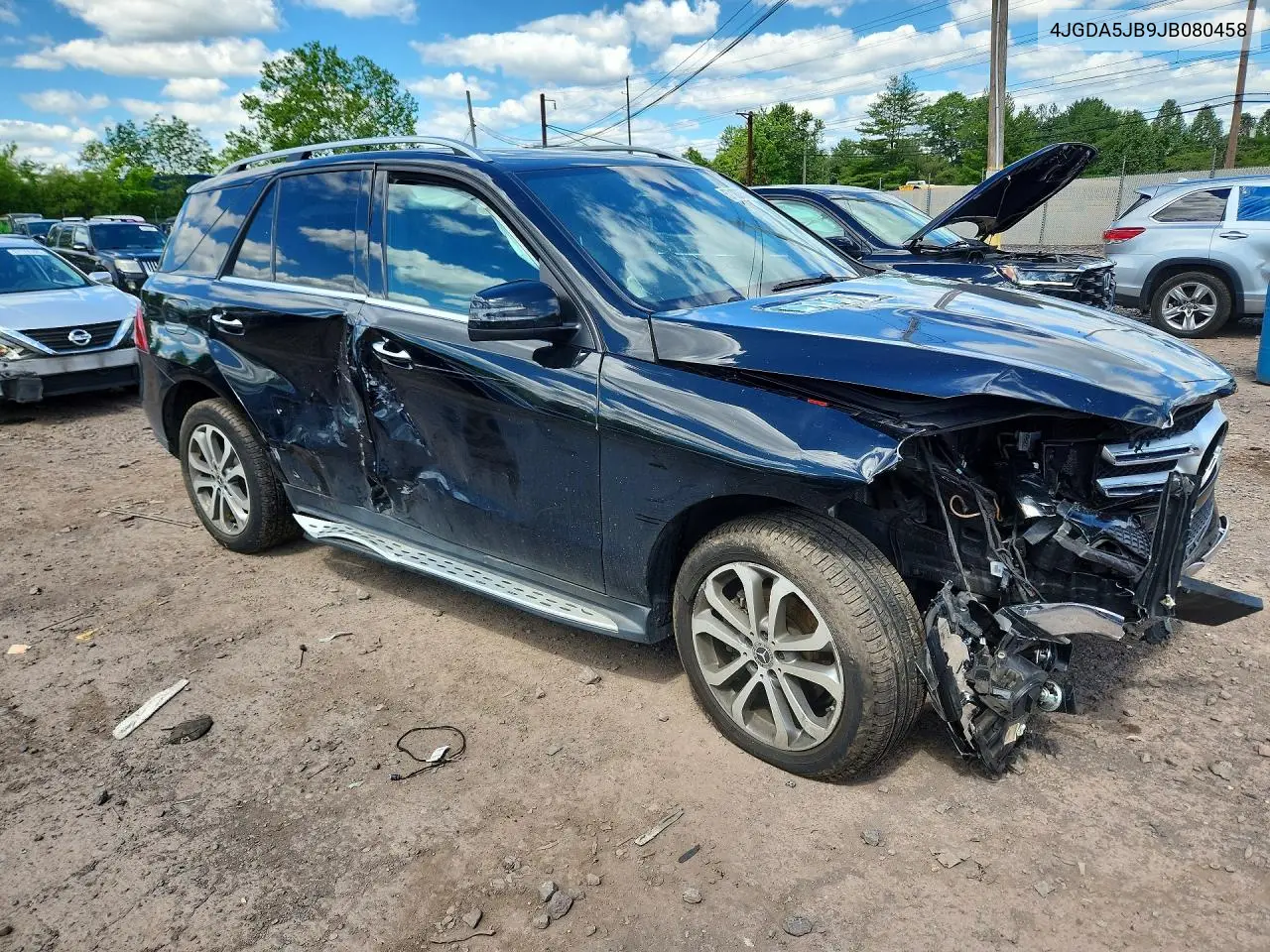 2018 Mercedes-Benz Gle 350 VIN: 4JGDA5JB9JB080458 Lot: 57182606