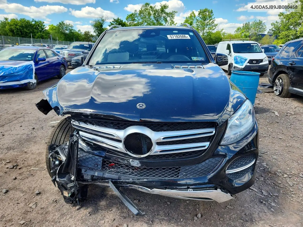 2018 Mercedes-Benz Gle 350 VIN: 4JGDA5JB9JB080458 Lot: 57182606