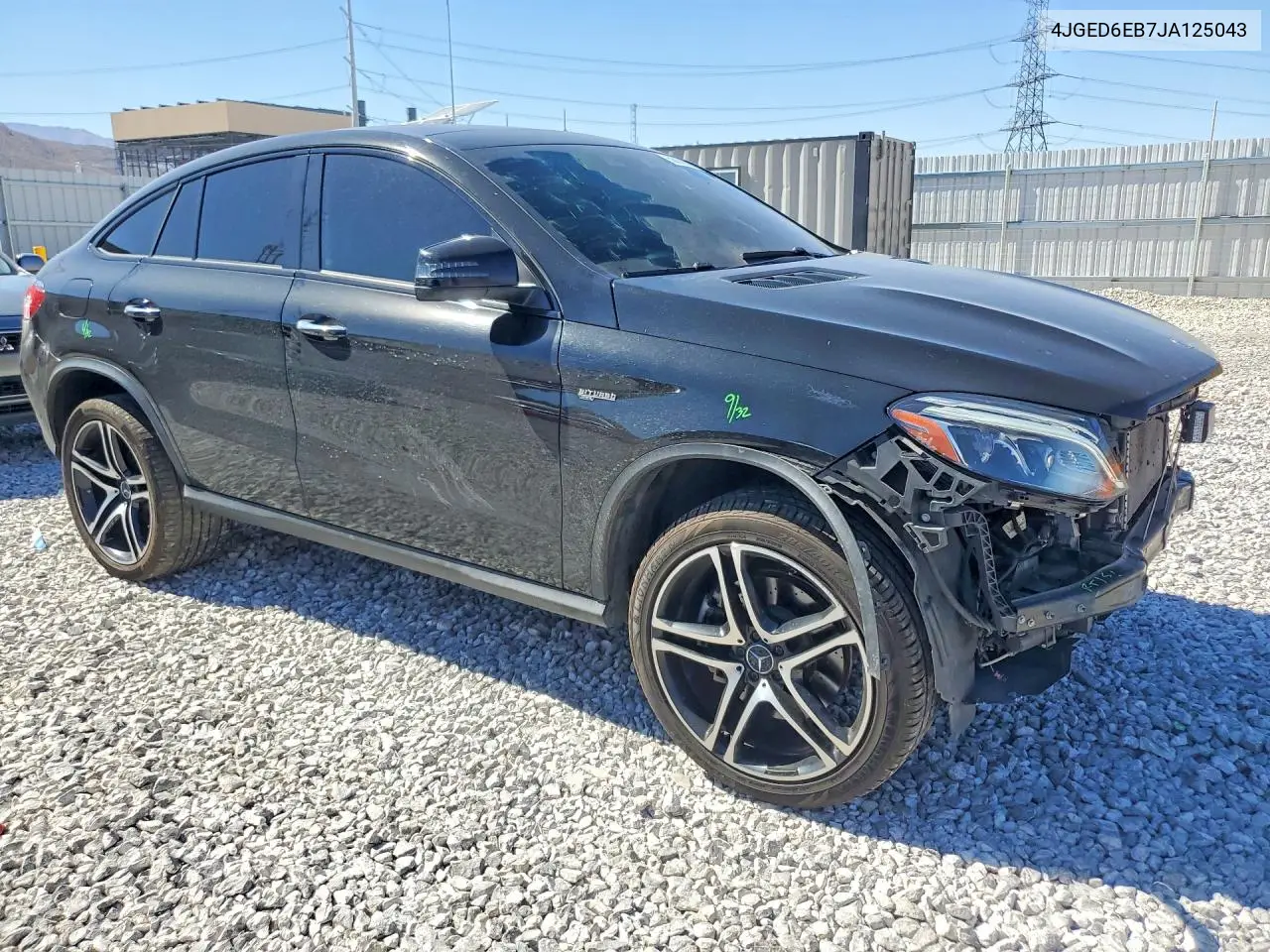 2018 Mercedes-Benz Gle Coupe 43 Amg VIN: 4JGED6EB7JA125043 Lot: 58089376