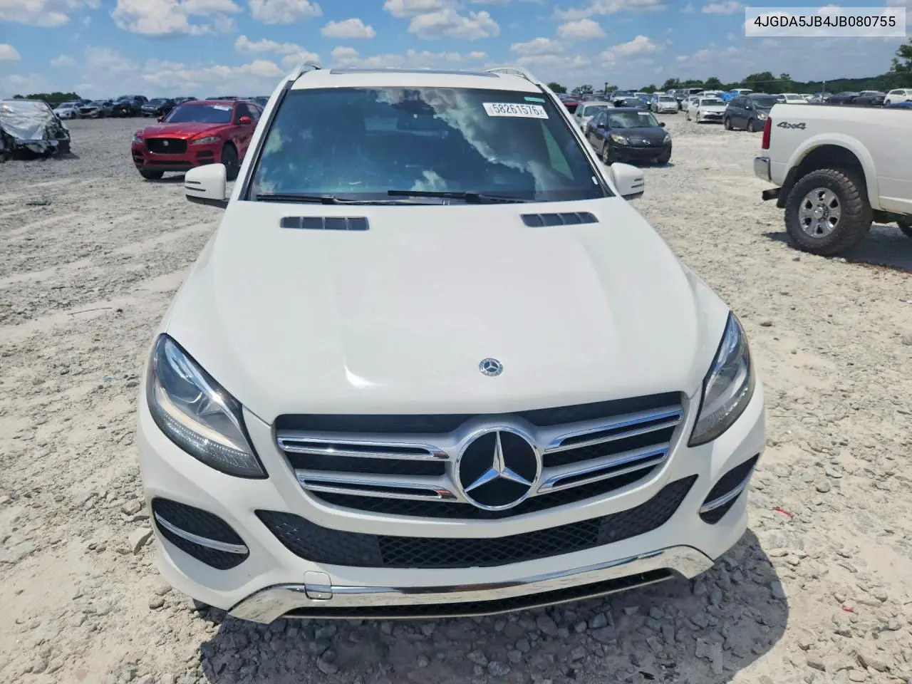 2018 Mercedes-Benz Gle 350 VIN: 4JGDA5JB4JB080755 Lot: 58261576