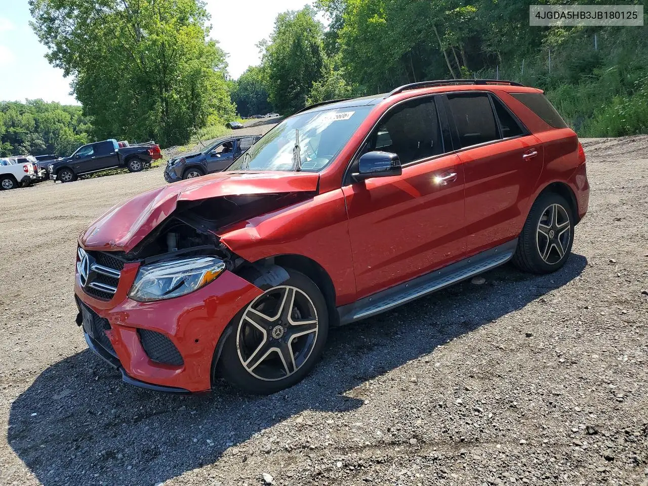 4JGDA5HB3JB180125 2018 Mercedes-Benz Gle 350 4Matic
