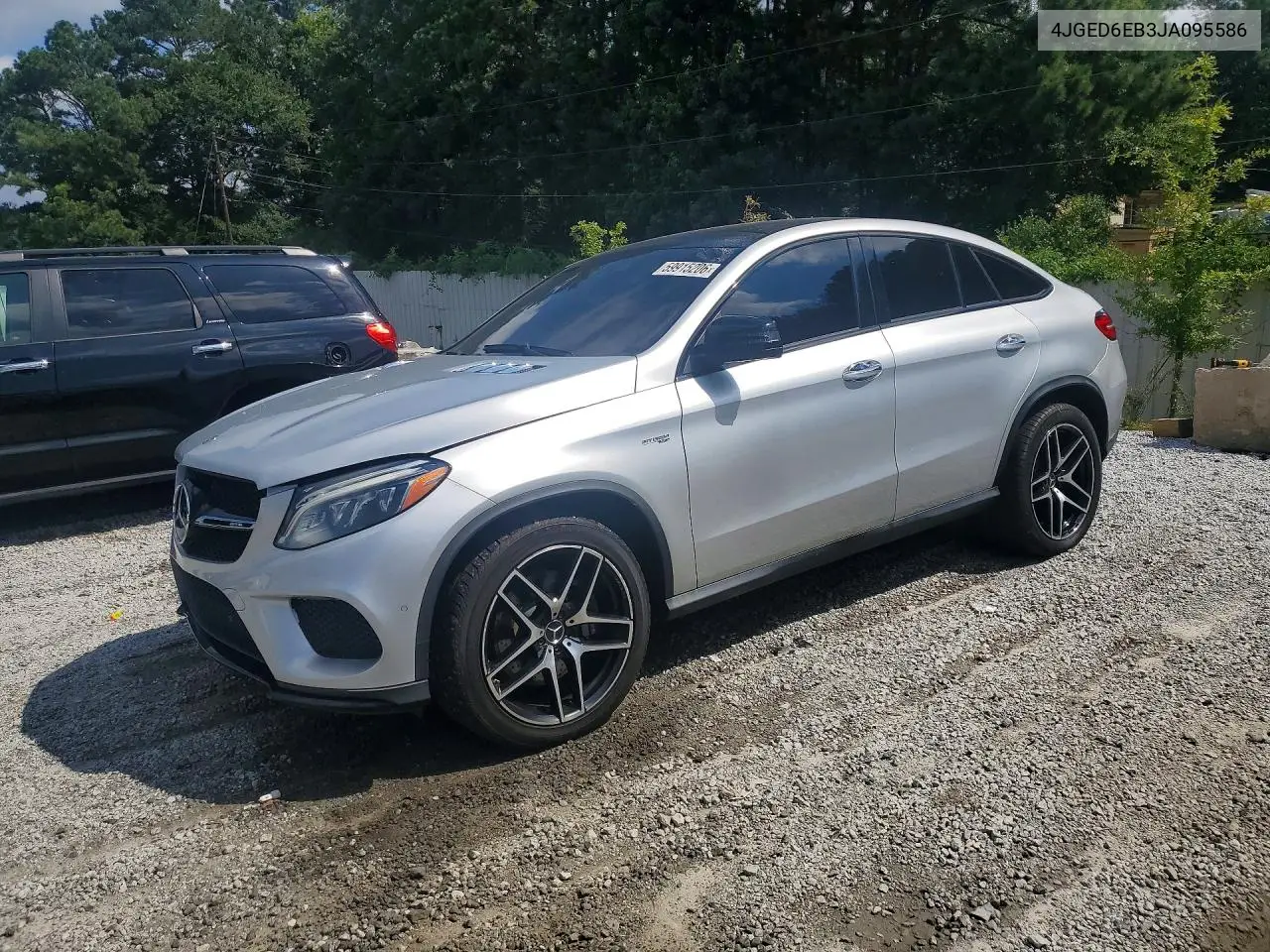 2018 Mercedes-Benz Gle Coupe 43 Amg VIN: 4JGED6EB3JA095586 Lot: 59915206