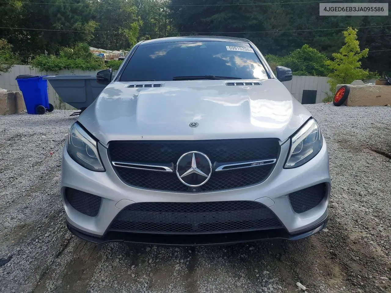 2018 Mercedes-Benz Gle Coupe 43 Amg VIN: 4JGED6EB3JA095586 Lot: 59915206
