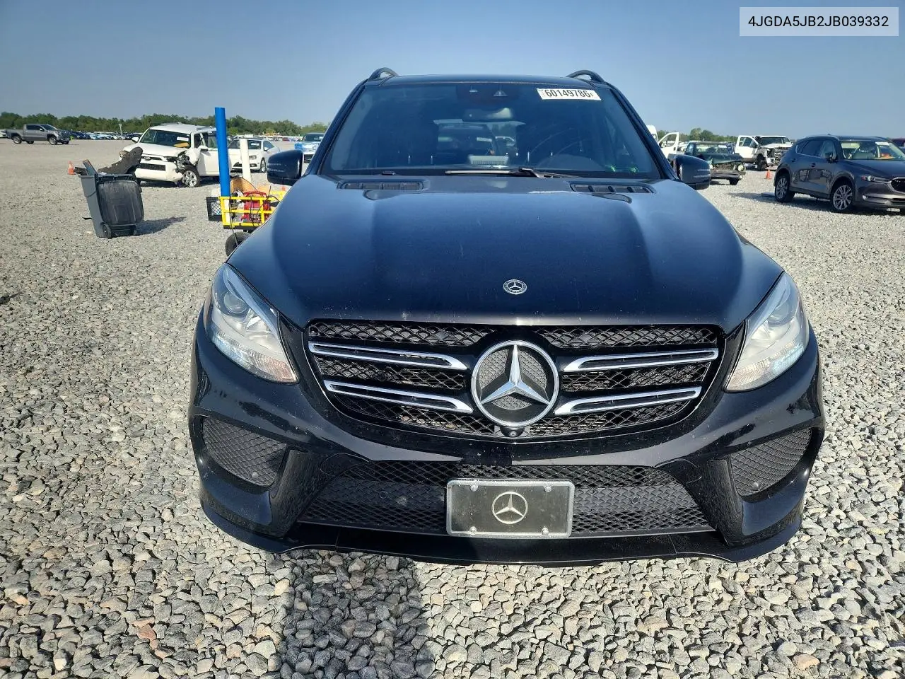 2018 Mercedes-Benz Gle 350 VIN: 4JGDA5JB2JB039332 Lot: 60149786