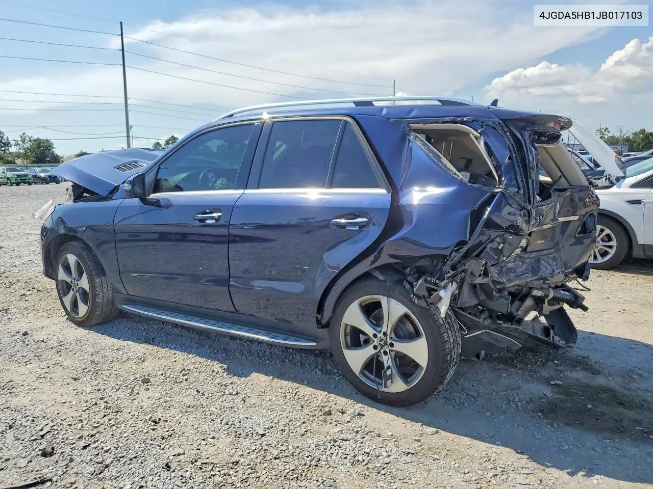 2018 Mercedes-Benz Gle 350 4Matic VIN: 4JGDA5HB1JB017103 Lot: 60267586