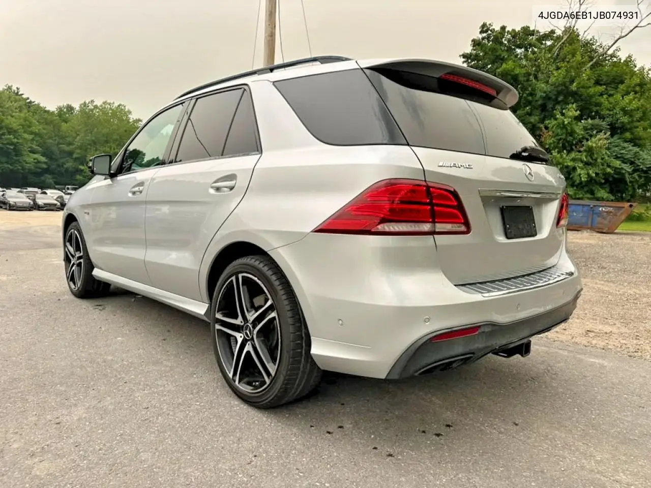 2018 Mercedes-Benz Gle 43 Amg VIN: 4JGDA6EB1JB074931 Lot: 60423396