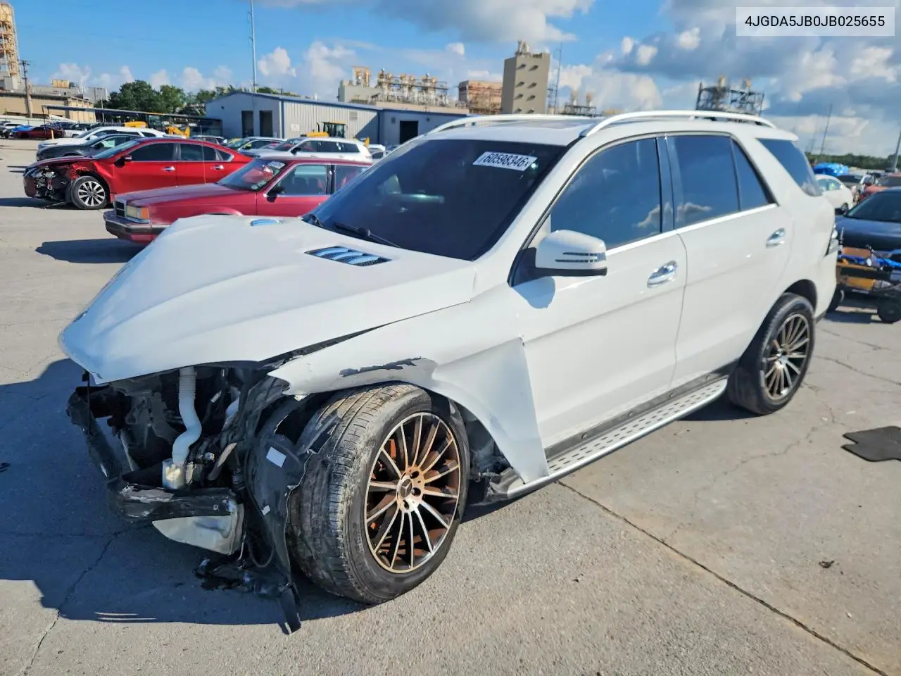 2018 Mercedes-Benz Gle 350 VIN: 4JGDA5JB0JB025655 Lot: 60598346