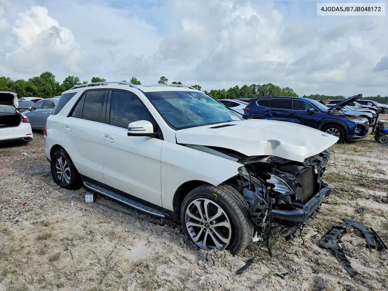 2018 Mercedes-Benz Gle 350 VIN: 4JGDA5JB7JB048172 Lot: 60799616