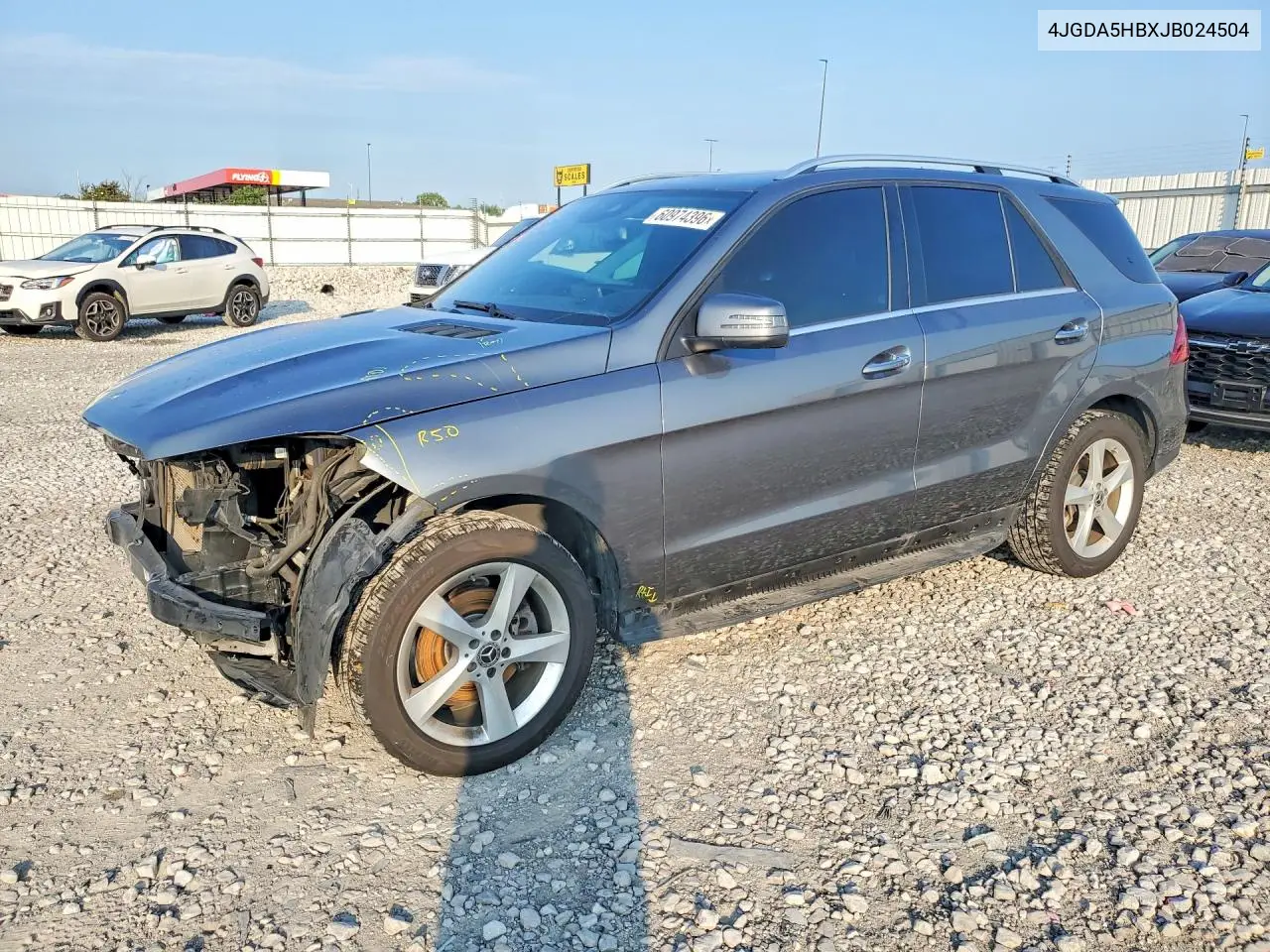 2018 Mercedes-Benz Gle 350 4Matic VIN: 4JGDA5HBXJB024504 Lot: 60974396
