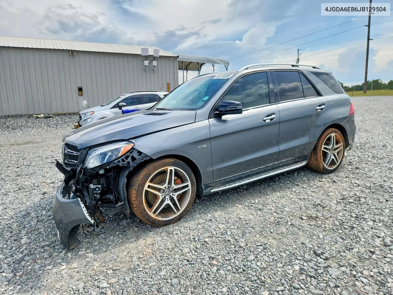 2018 Mercedes-Benz Gle 43 Amg VIN: 4JGDA6EB6JB129504 Lot: 61015936