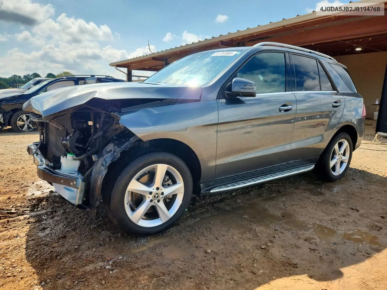 2018 Mercedes-Benz Gle 350 VIN: 4JGDA5JB2JB194768 Lot: 61134966