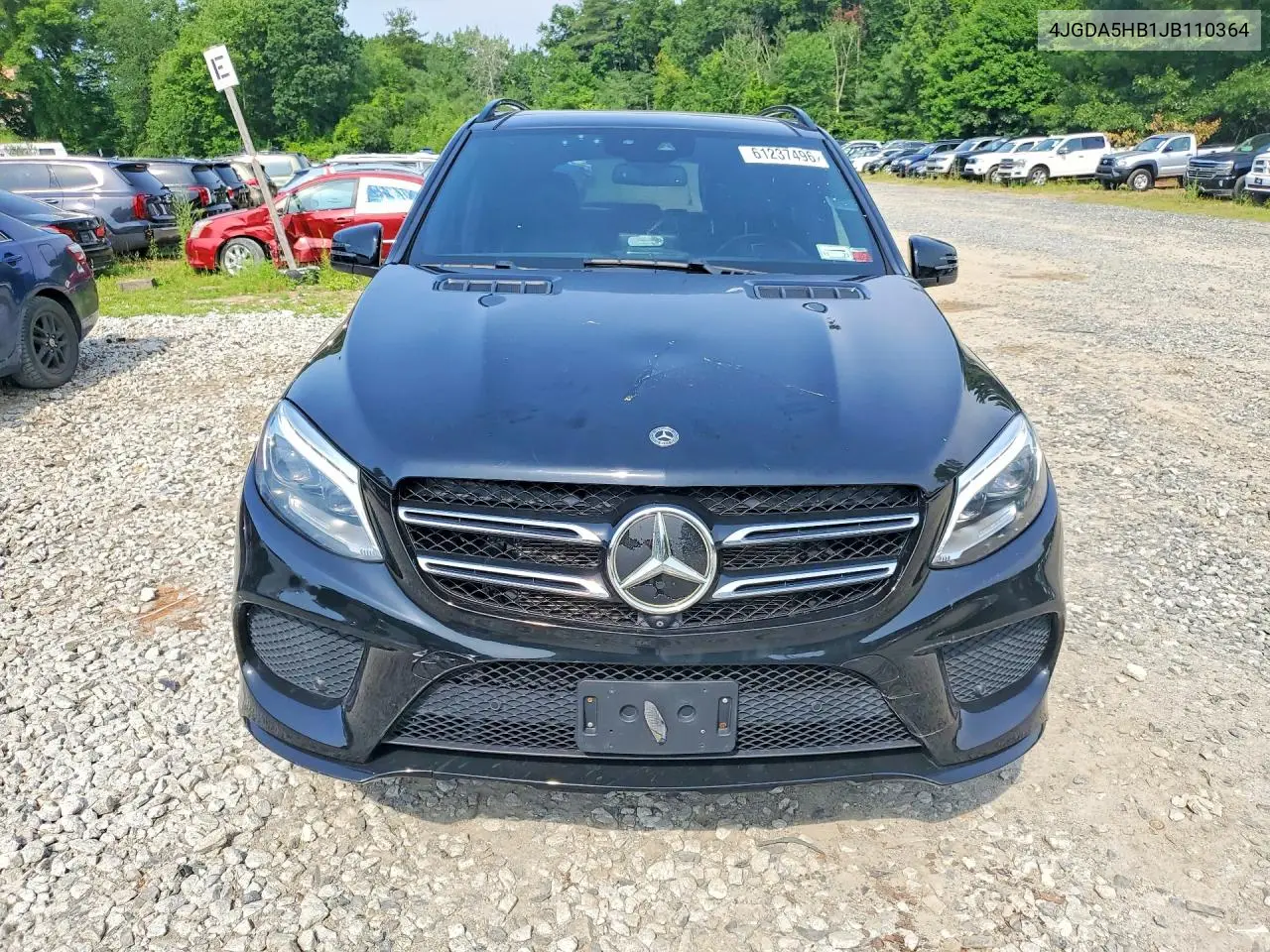 2018 Mercedes-Benz Gle 350 4Matic VIN: 4JGDA5HB1JB110364 Lot: 61237496