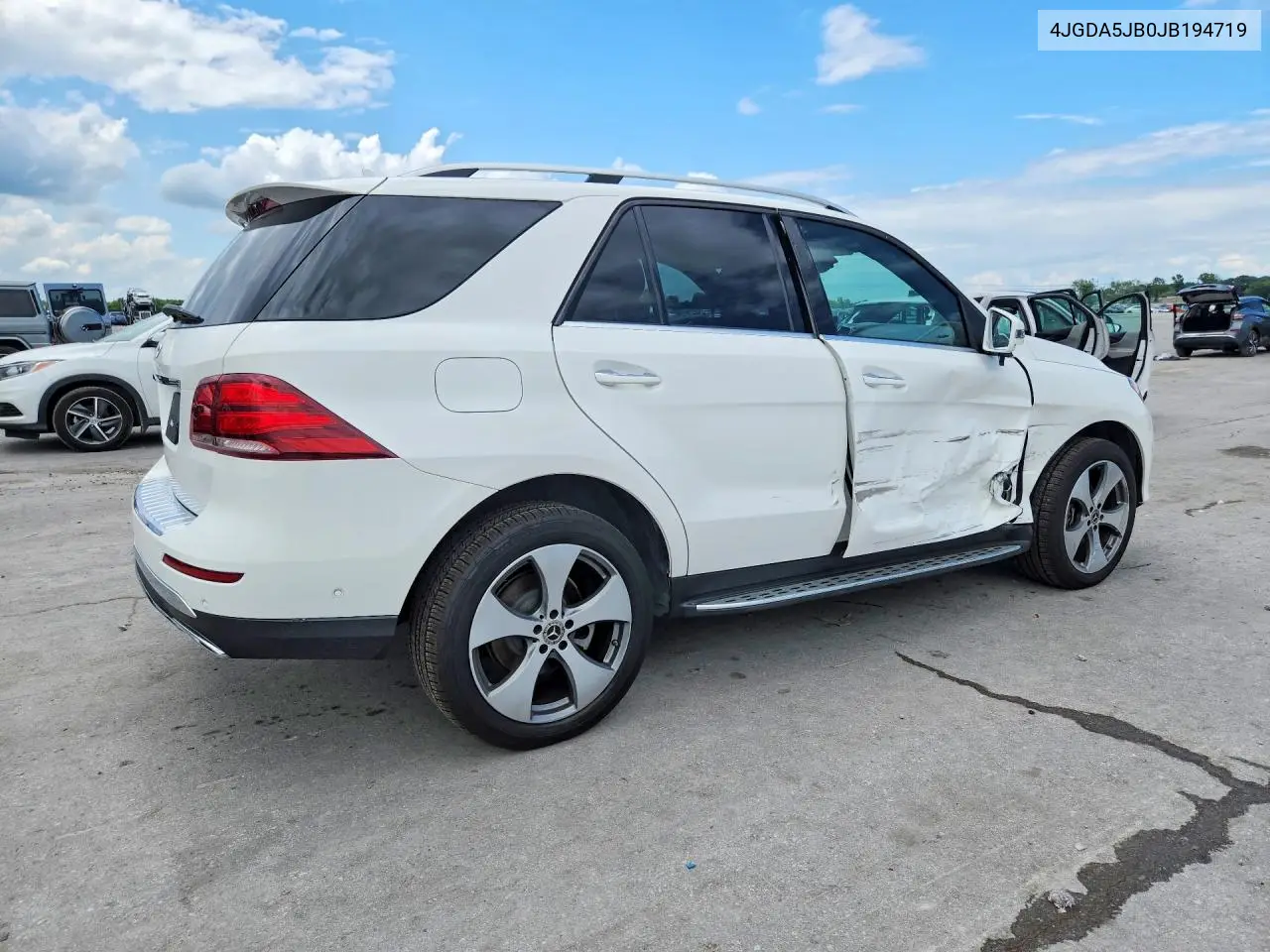 2018 Mercedes-Benz Gle 350 VIN: 4JGDA5JB0JB194719 Lot: 61300026