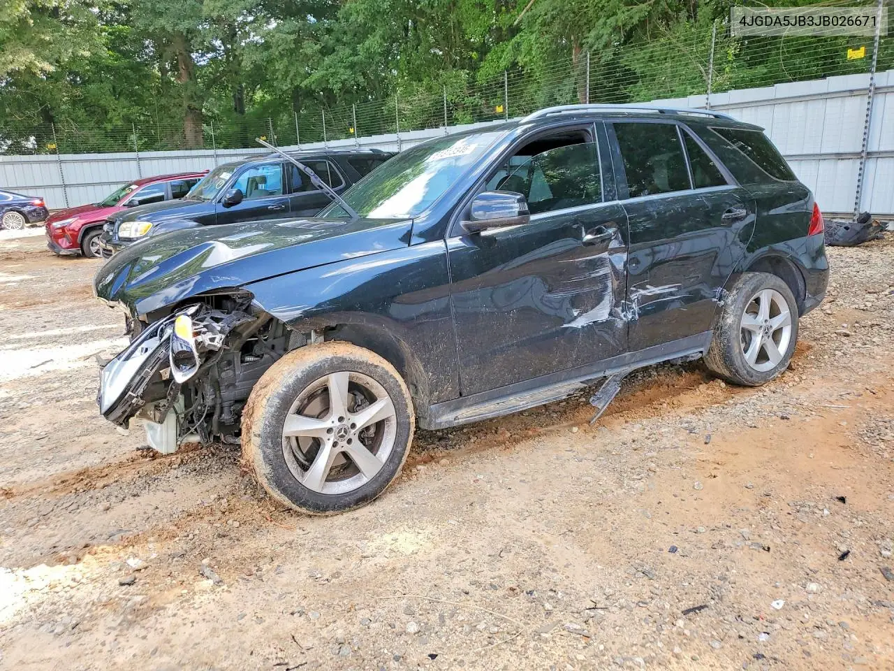 2018 Mercedes-Benz Gle 350 VIN: 4JGDA5JB3JB026671 Lot: 61313346