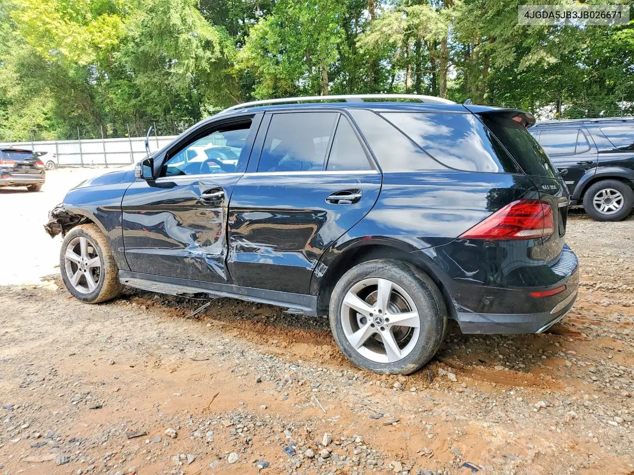 2018 Mercedes-Benz Gle 350 VIN: 4JGDA5JB3JB026671 Lot: 61313346