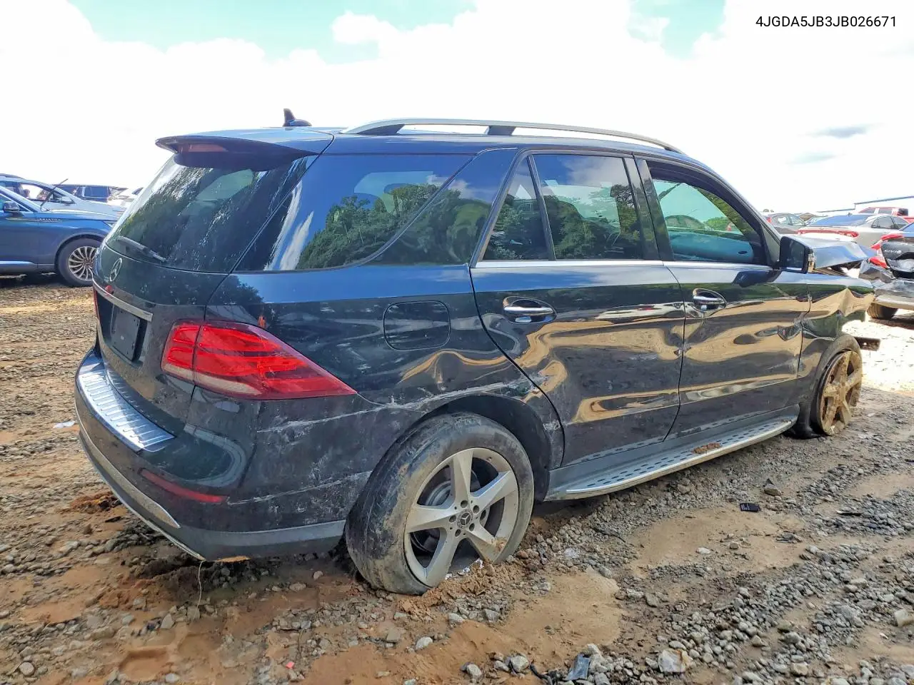 2018 Mercedes-Benz Gle 350 VIN: 4JGDA5JB3JB026671 Lot: 61313346