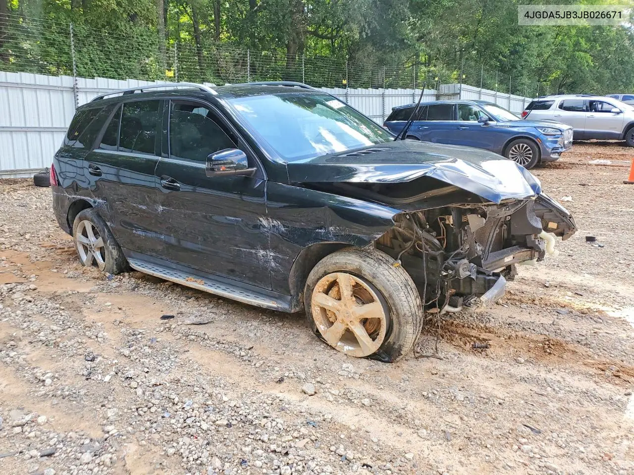 2018 Mercedes-Benz Gle 350 VIN: 4JGDA5JB3JB026671 Lot: 61313346