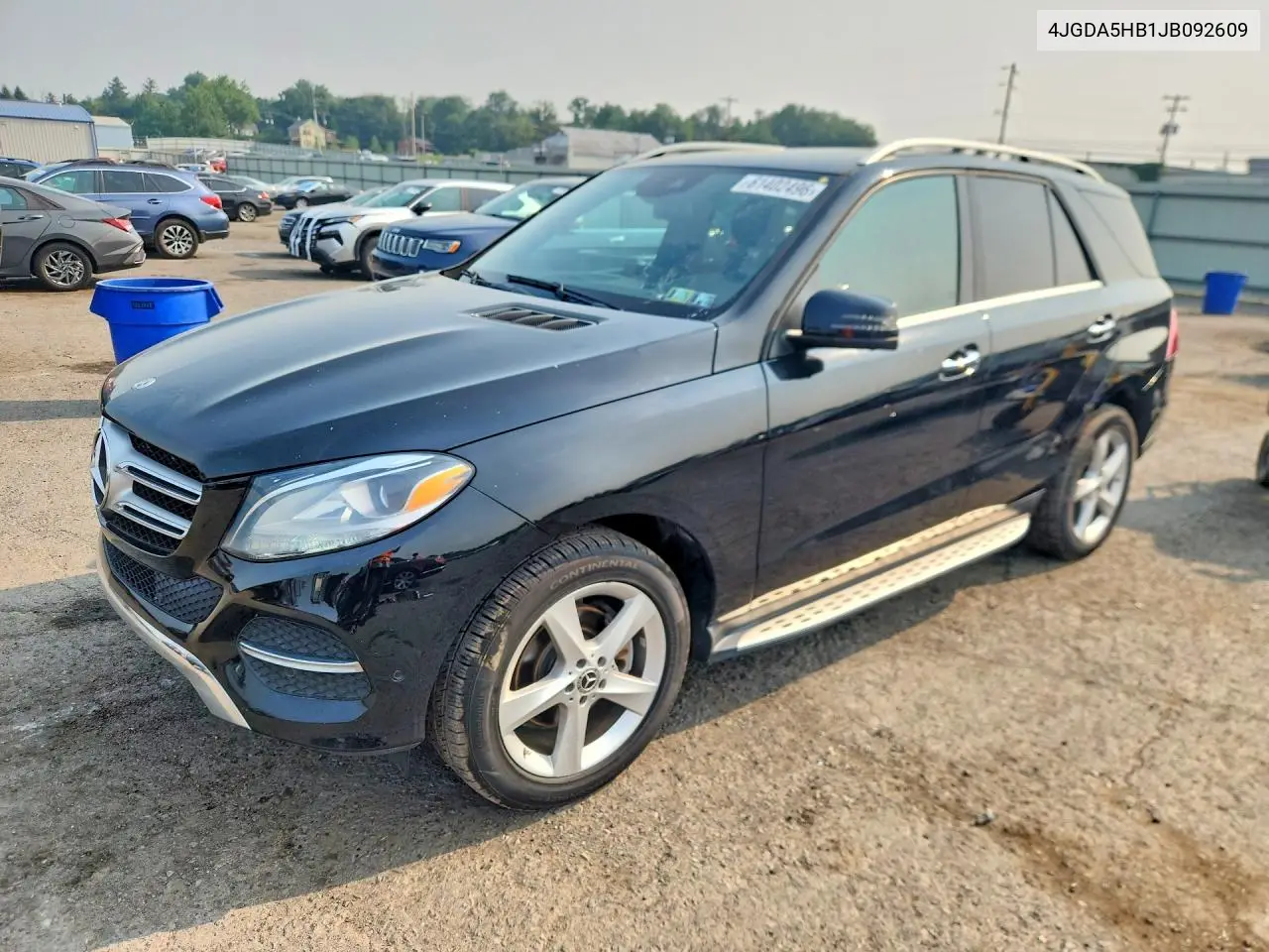 2018 Mercedes-Benz Gle 350 4Matic VIN: 4JGDA5HB1JB092609 Lot: 61402496