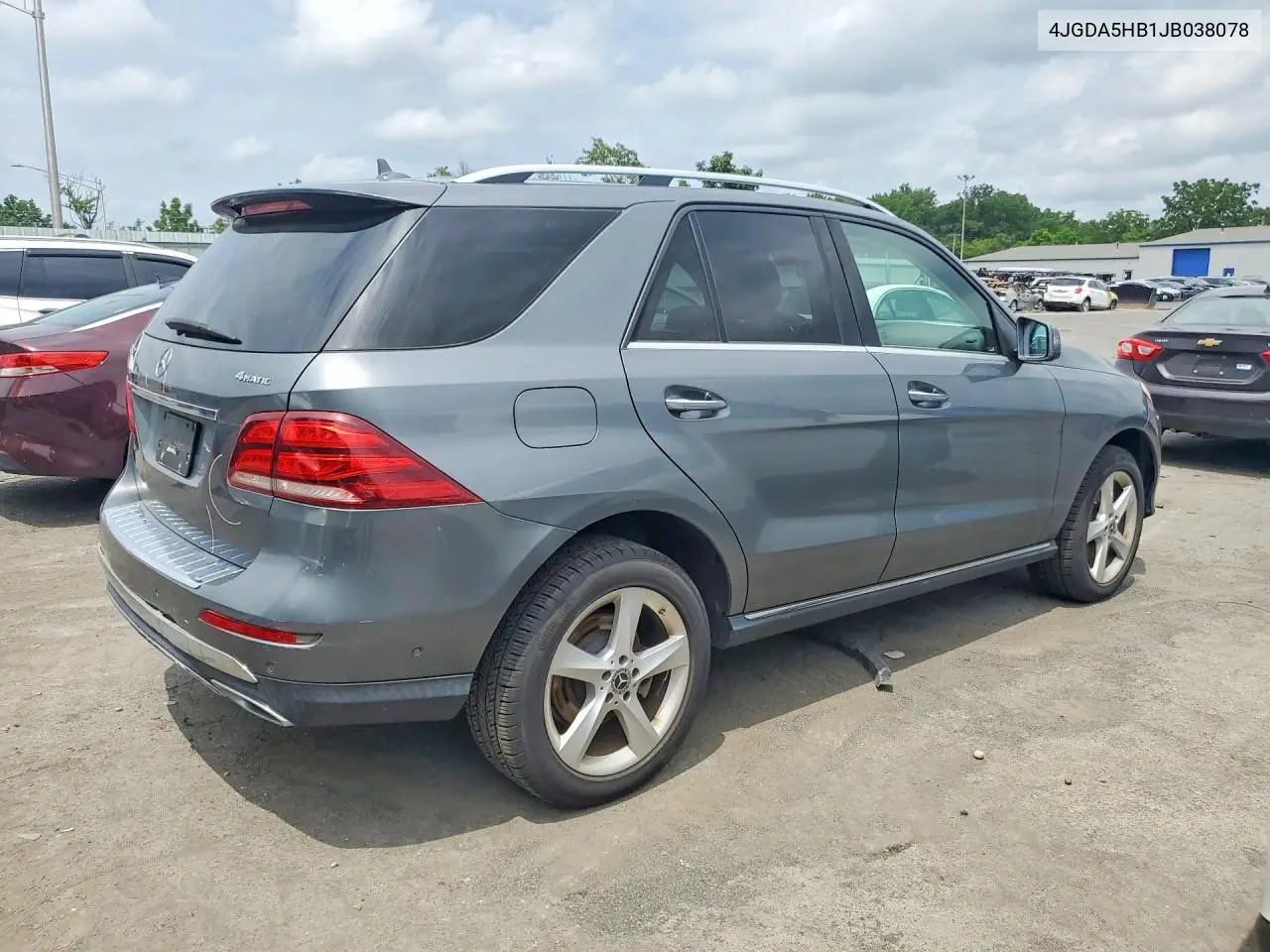 2018 Mercedes-Benz Gle 350 4Matic VIN: 4JGDA5HB1JB038078 Lot: 61535036
