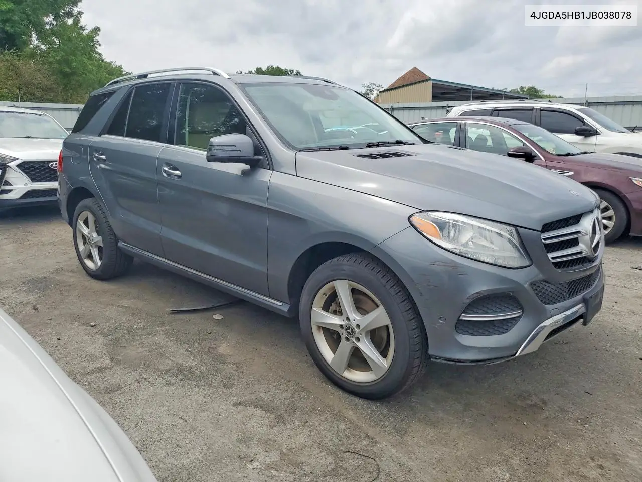2018 Mercedes-Benz Gle 350 4Matic VIN: 4JGDA5HB1JB038078 Lot: 61535036