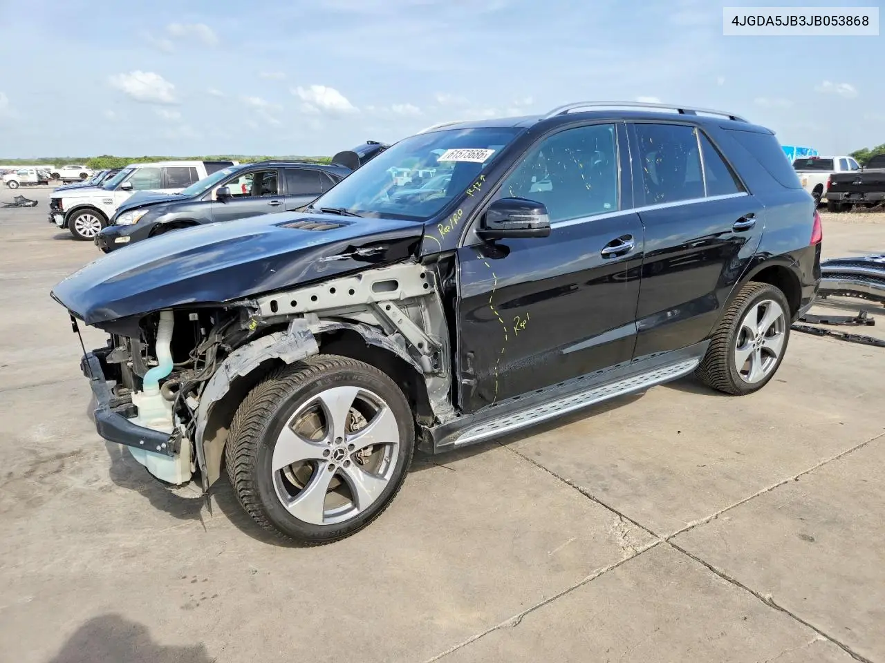 2018 Mercedes-Benz Gle 350 VIN: 4JGDA5JB3JB053868 Lot: 61573686