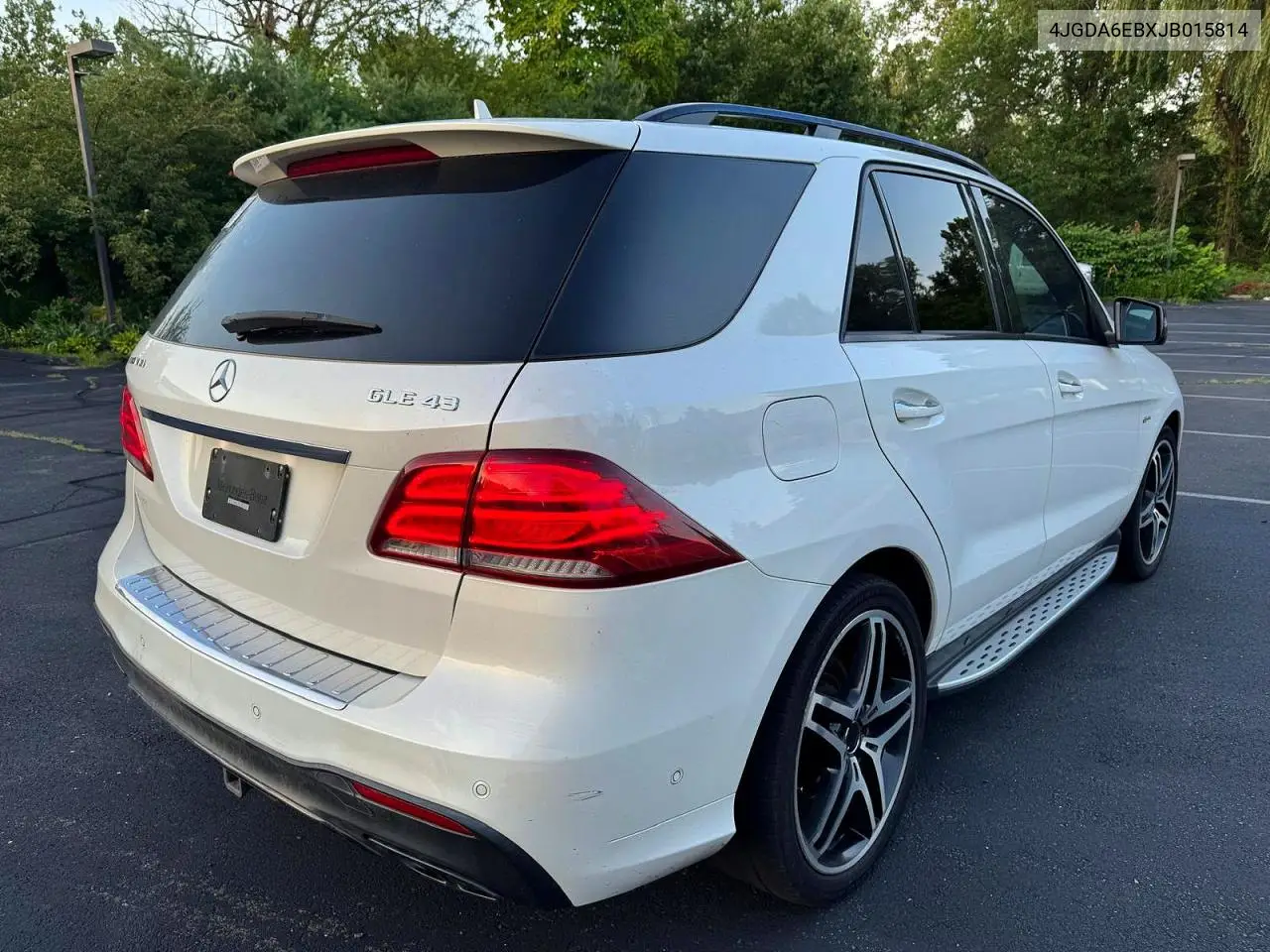2018 Mercedes-Benz Gle 43 Amg VIN: 4JGDA6EBXJB015814 Lot: 61662186