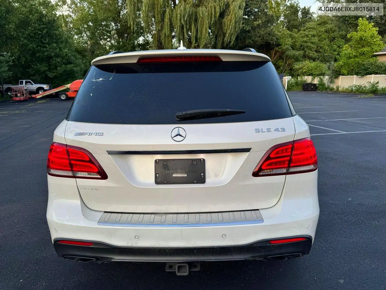 2018 Mercedes-Benz Gle 43 Amg VIN: 4JGDA6EBXJB015814 Lot: 61662186