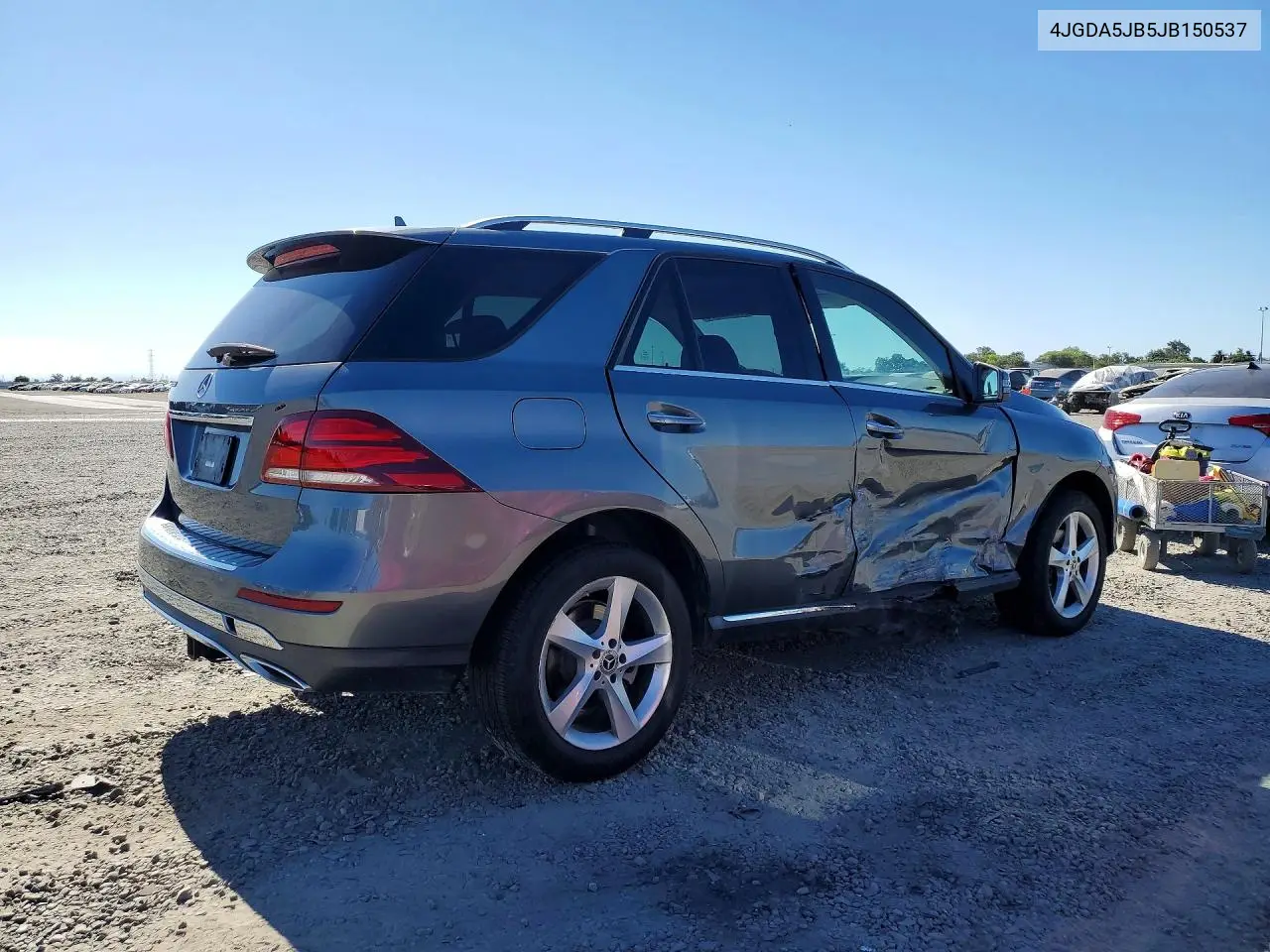 2018 Mercedes-Benz Gle 350 VIN: 4JGDA5JB5JB150537 Lot: 62318656