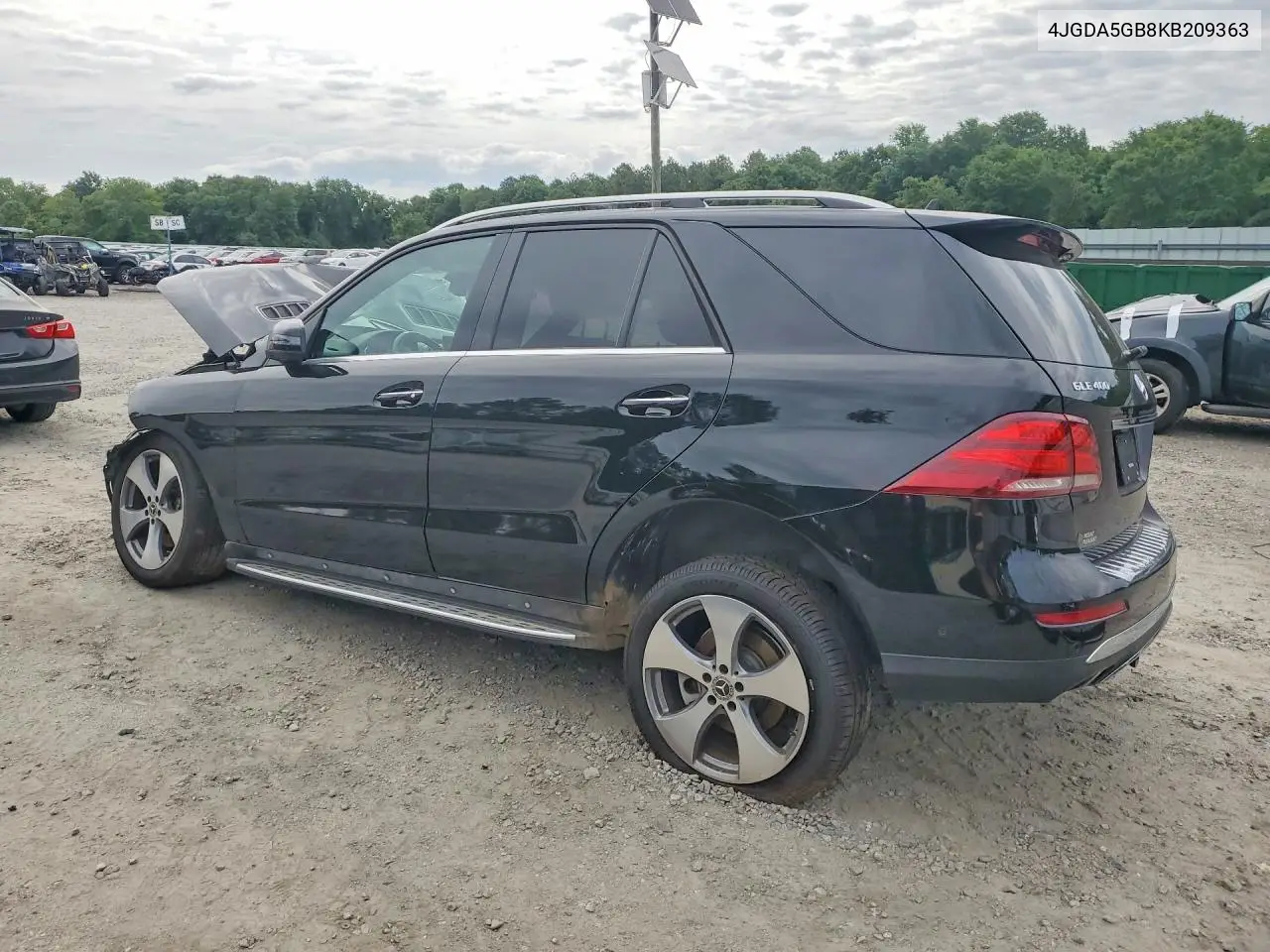 2019 Mercedes-Benz Gle 400 4Matic VIN: 4JGDA5GB8KB209363 Lot: 52415726