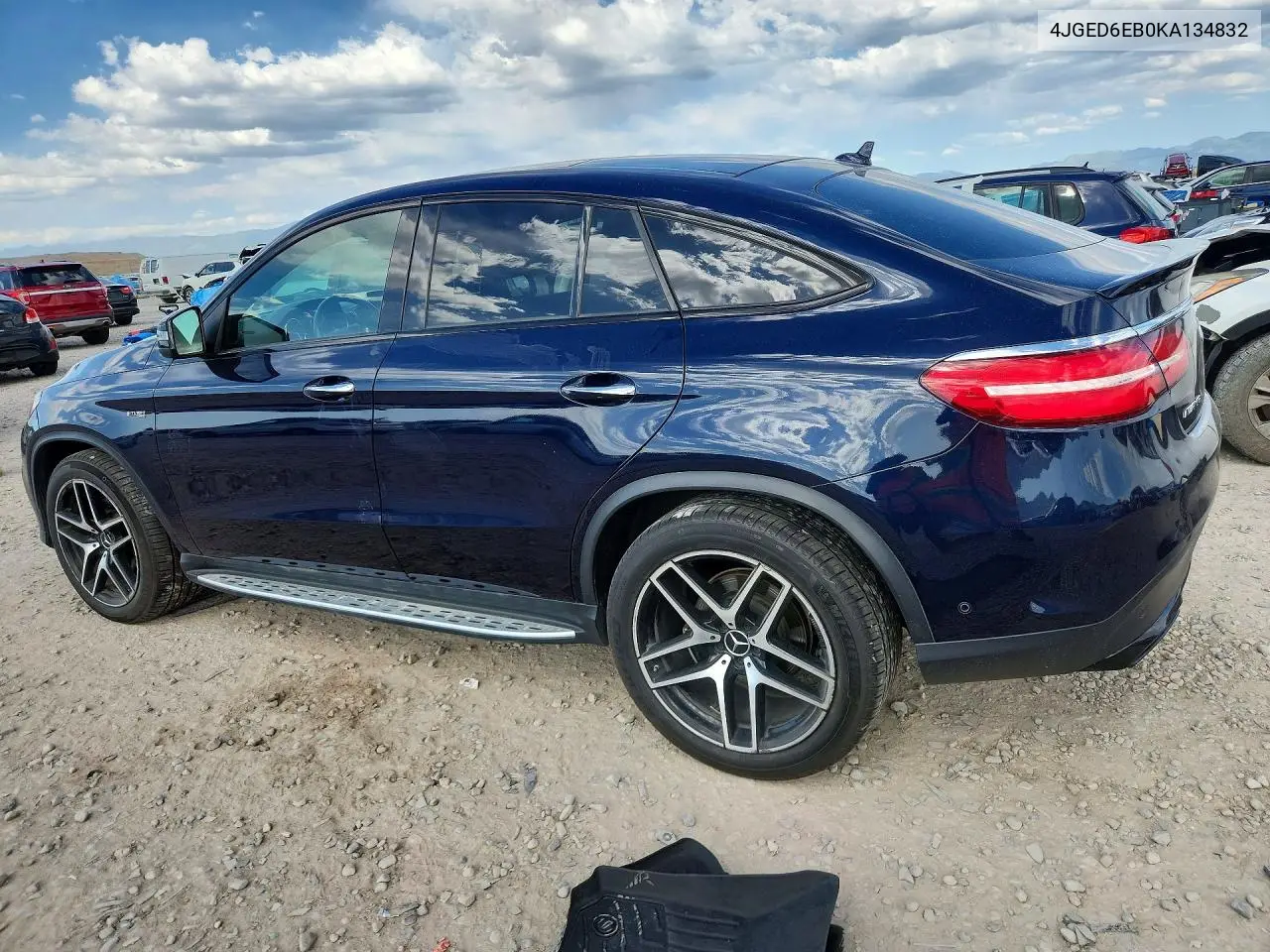 2019 Mercedes-Benz Gle Coupe 43 Amg VIN: 4JGED6EB0KA134832 Lot: 55007316