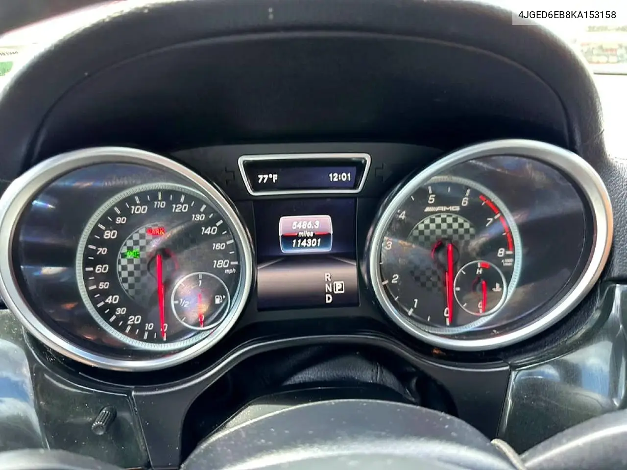 2019 Mercedes-Benz Gle Coupe 43 Amg VIN: 4JGED6EB8KA153158 Lot: 55198006