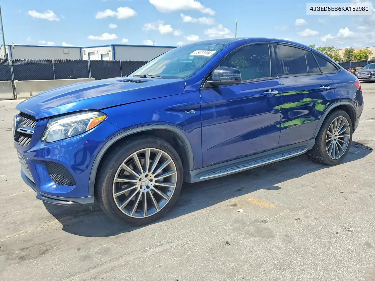 2019 Mercedes-Benz Gle Coupe 43 Amg VIN: 4JGED6EB6KA152980 Lot: 58088086