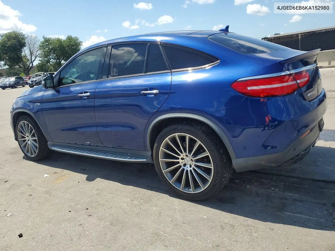2019 Mercedes-Benz Gle Coupe 43 Amg VIN: 4JGED6EB6KA152980 Lot: 58088086