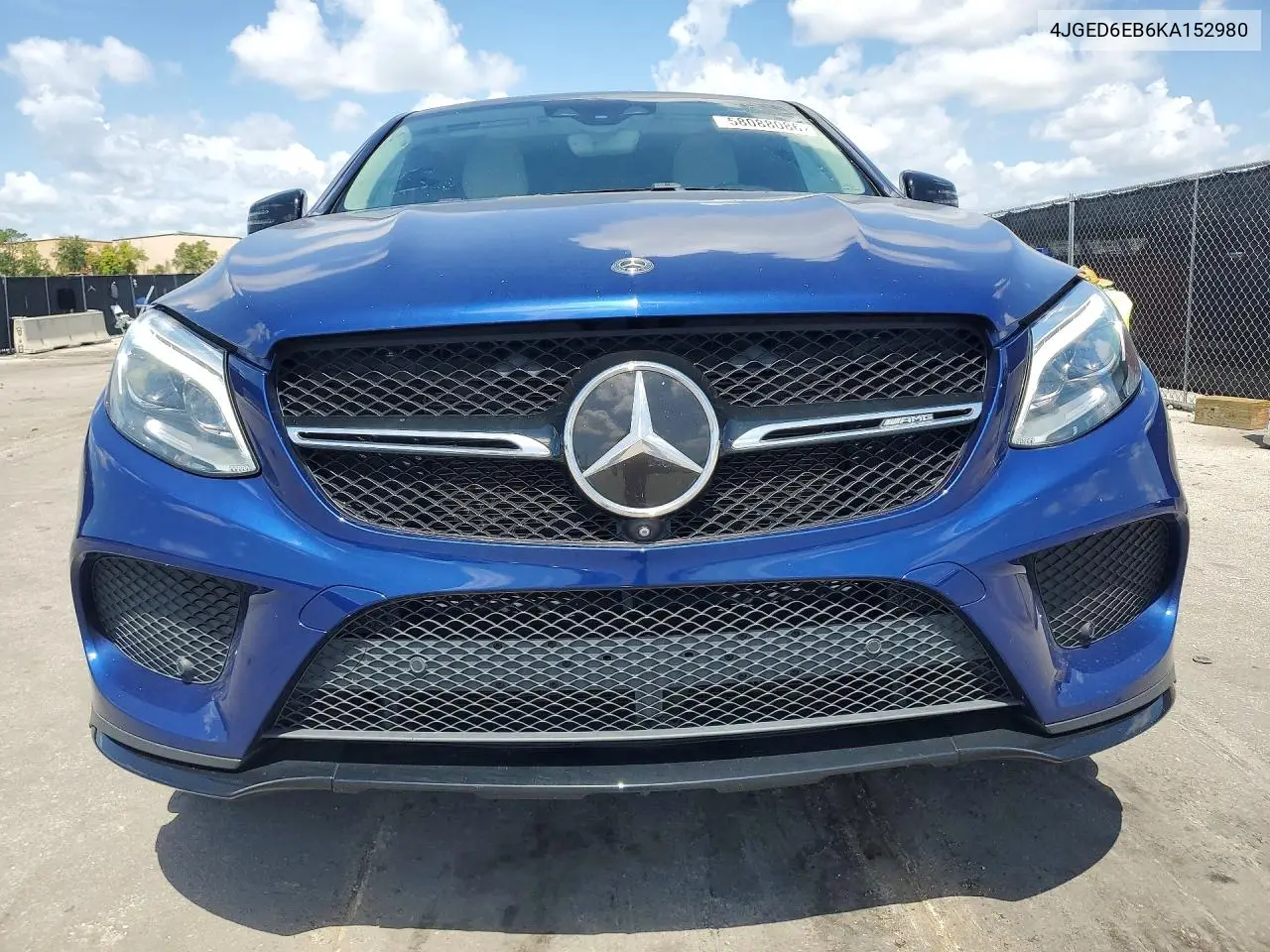 2019 Mercedes-Benz Gle Coupe 43 Amg VIN: 4JGED6EB6KA152980 Lot: 58088086