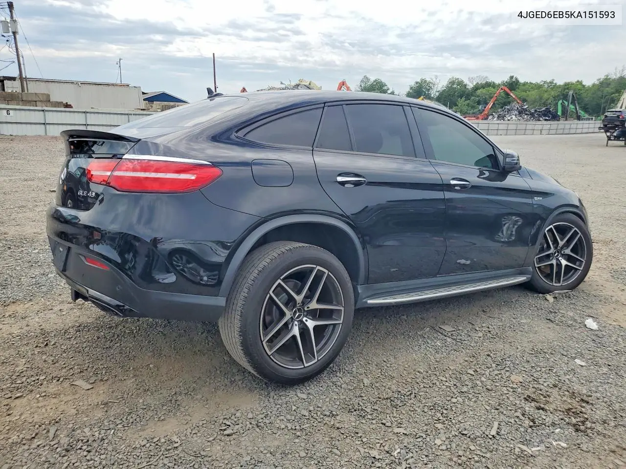 2019 Mercedes-Benz Gle Coupe 43 Amg VIN: 4JGED6EB5KA151593 Lot: 58778266