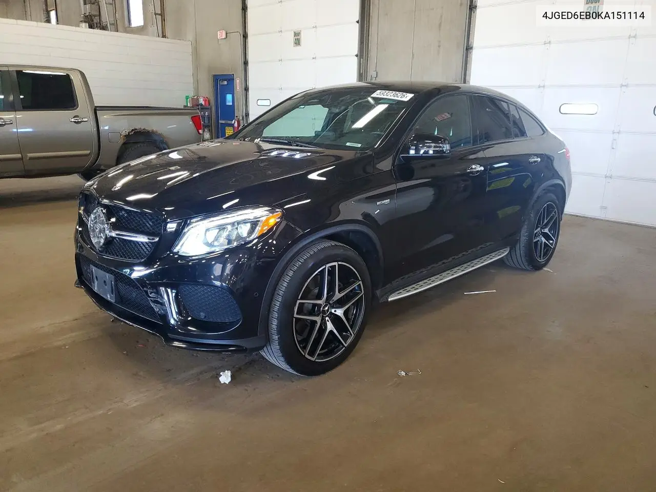 2019 Mercedes-Benz Gle Coupe 43 Amg VIN: 4JGED6EB0KA151114 Lot: 59323626