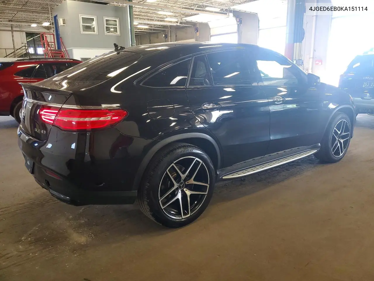 2019 Mercedes-Benz Gle Coupe 43 Amg VIN: 4JGED6EB0KA151114 Lot: 59323626