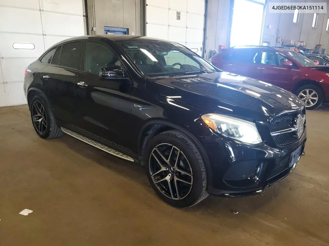 2019 Mercedes-Benz Gle Coupe 43 Amg VIN: 4JGED6EB0KA151114 Lot: 59323626