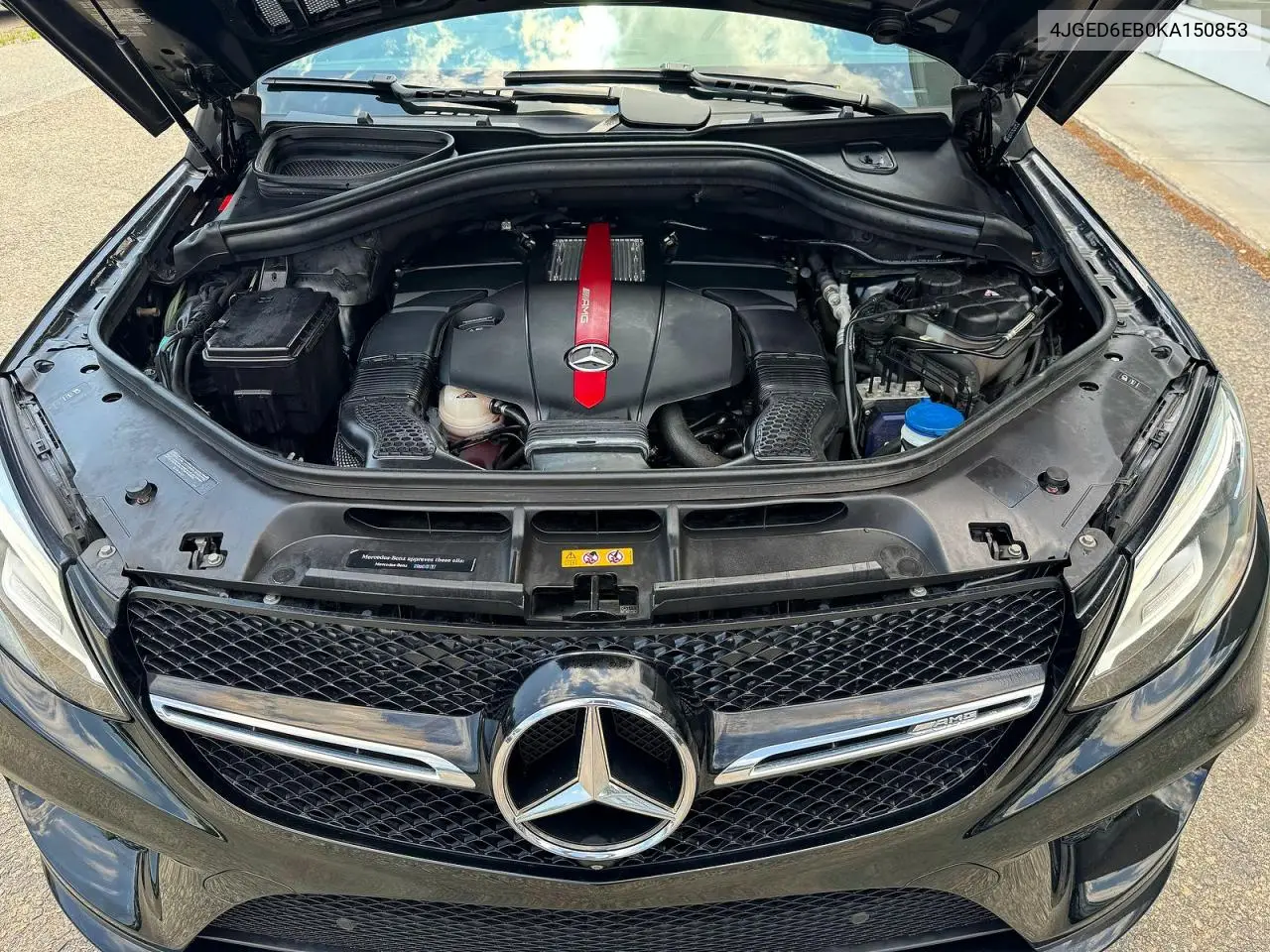 2019 Mercedes-Benz Gle Coupe 43 Amg VIN: 4JGED6EB0KA150853 Lot: 59633026