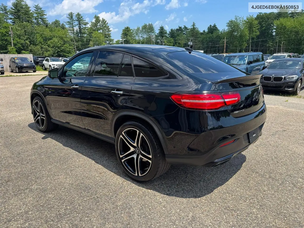 2019 Mercedes-Benz Gle Coupe 43 Amg VIN: 4JGED6EB0KA150853 Lot: 59633026