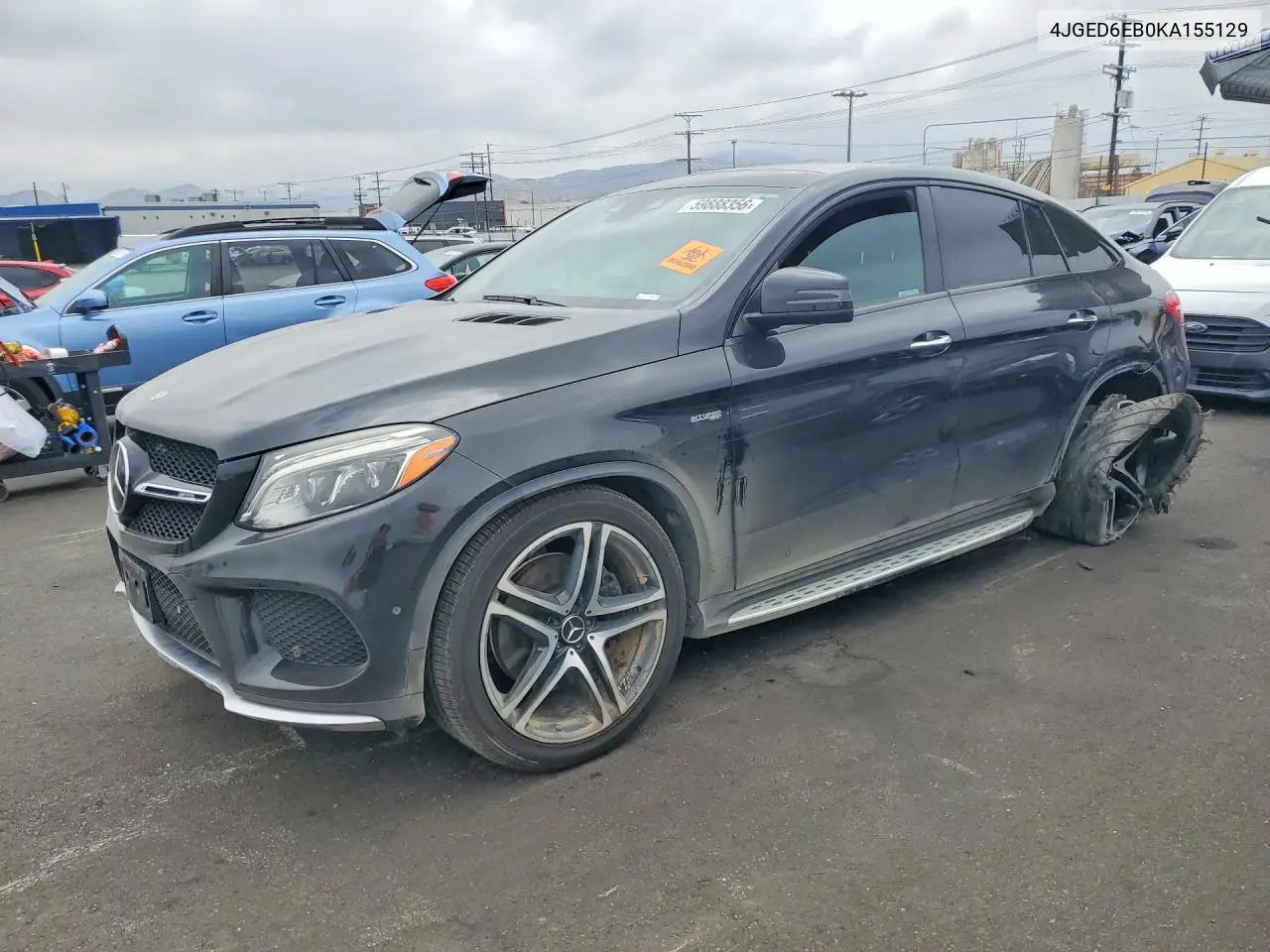 2019 Mercedes-Benz Gle Coupe 43 Amg VIN: 4JGED6EB0KA155129 Lot: 59888356