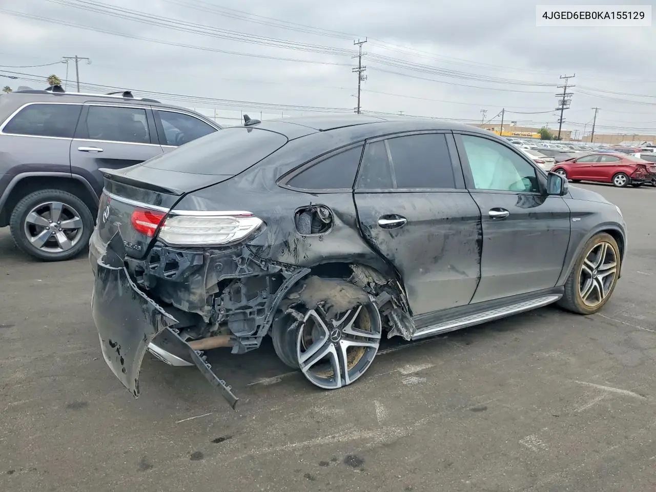 2019 Mercedes-Benz Gle Coupe 43 Amg VIN: 4JGED6EB0KA155129 Lot: 59888356