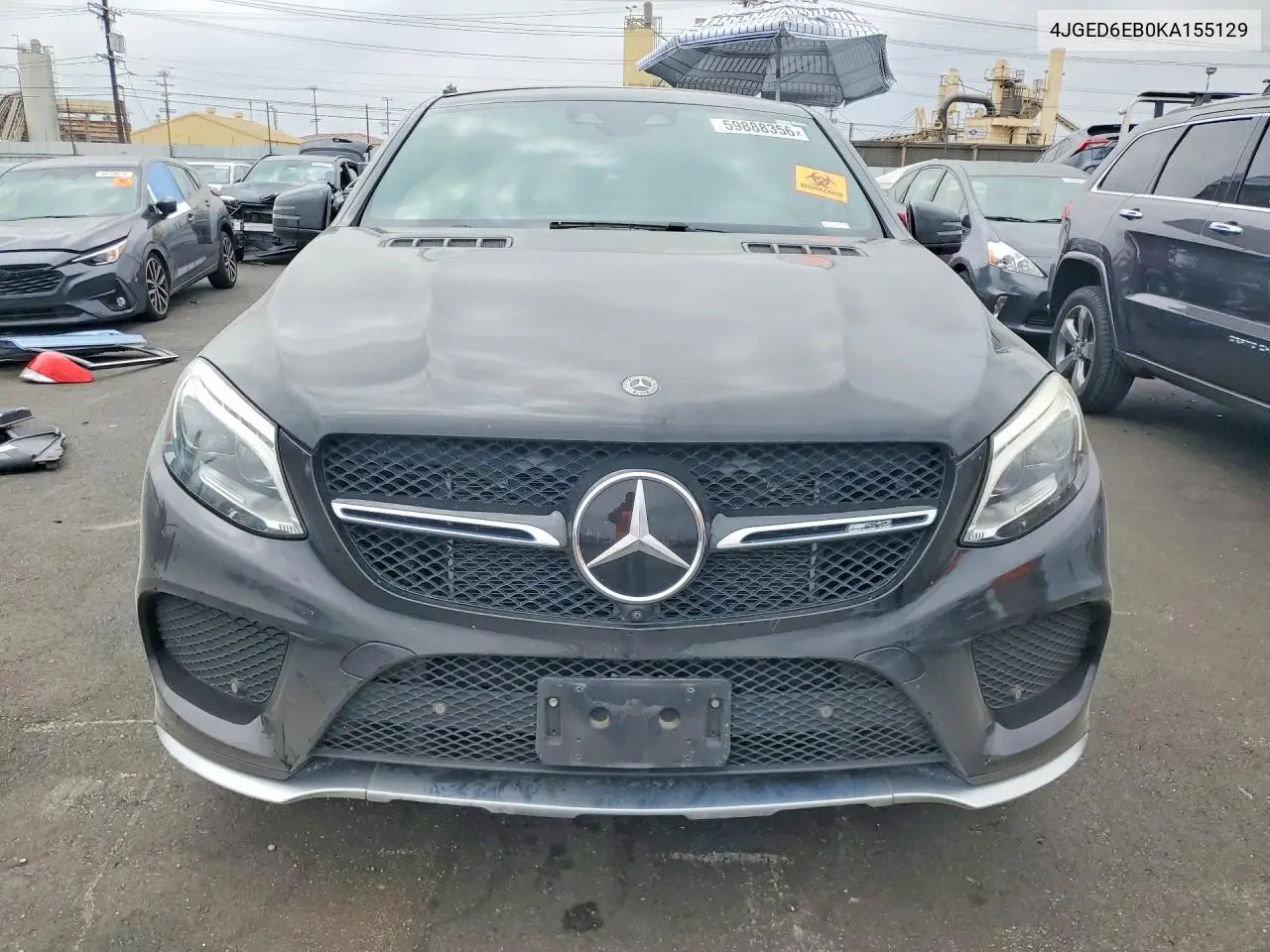 2019 Mercedes-Benz Gle Coupe 43 Amg VIN: 4JGED6EB0KA155129 Lot: 59888356