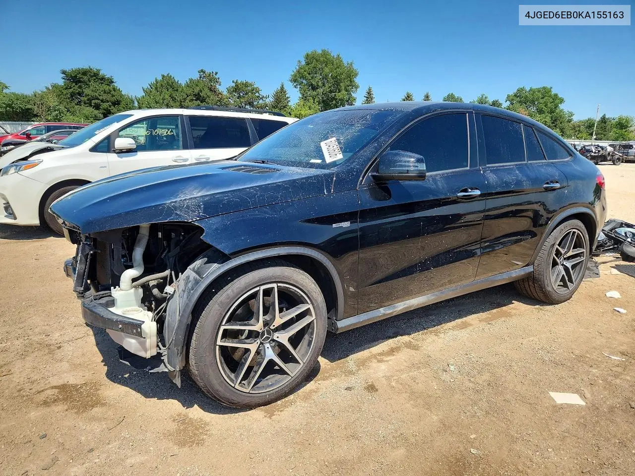 4JGED6EB0KA155163 2019 Mercedes-Benz Gle Coupe 43 Amg