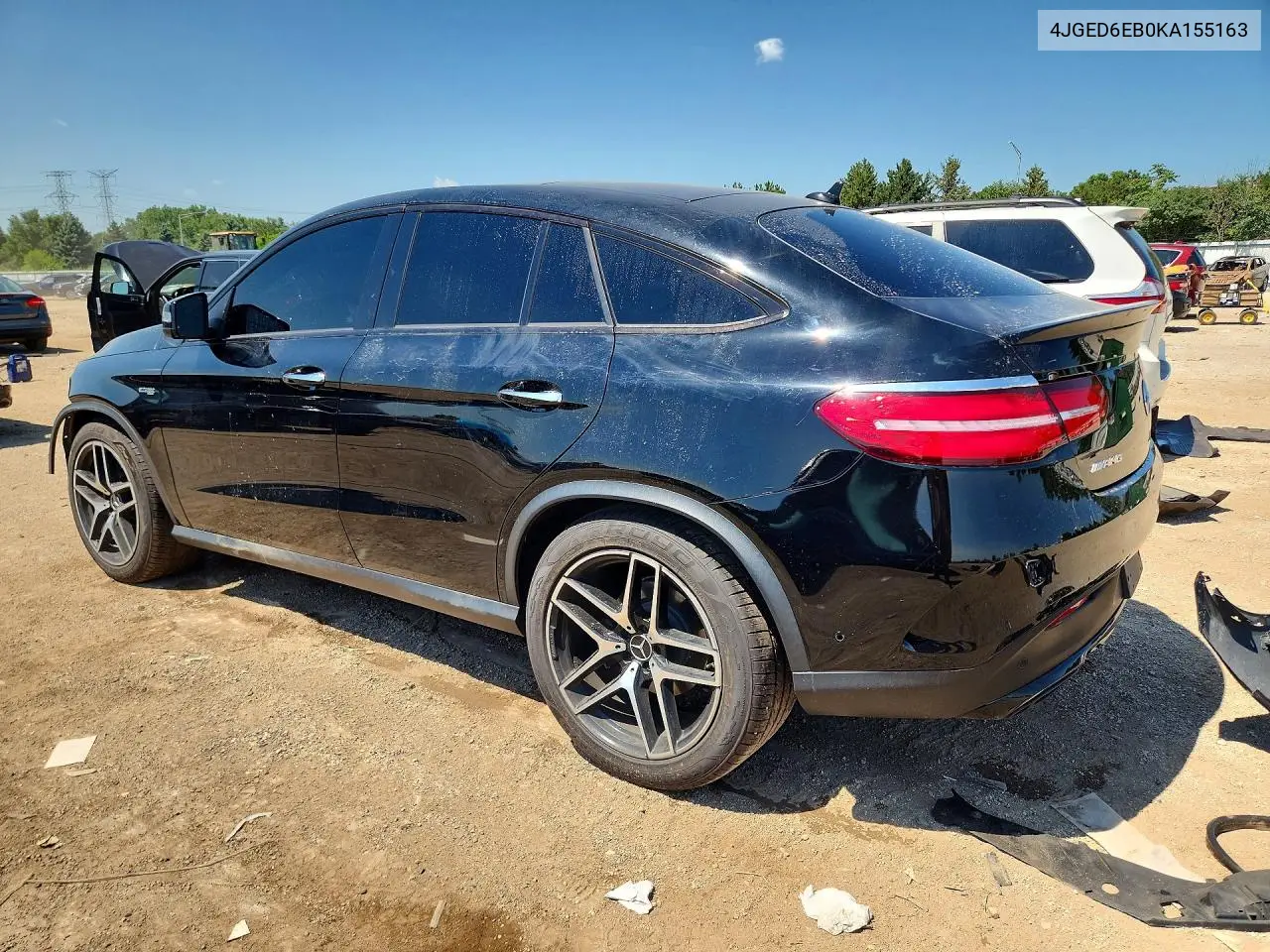 4JGED6EB0KA155163 2019 Mercedes-Benz Gle Coupe 43 Amg