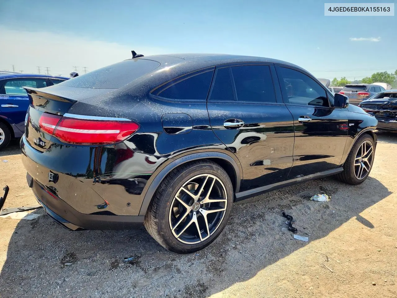 4JGED6EB0KA155163 2019 Mercedes-Benz Gle Coupe 43 Amg
