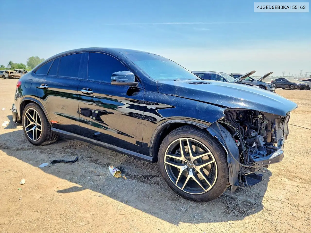 4JGED6EB0KA155163 2019 Mercedes-Benz Gle Coupe 43 Amg